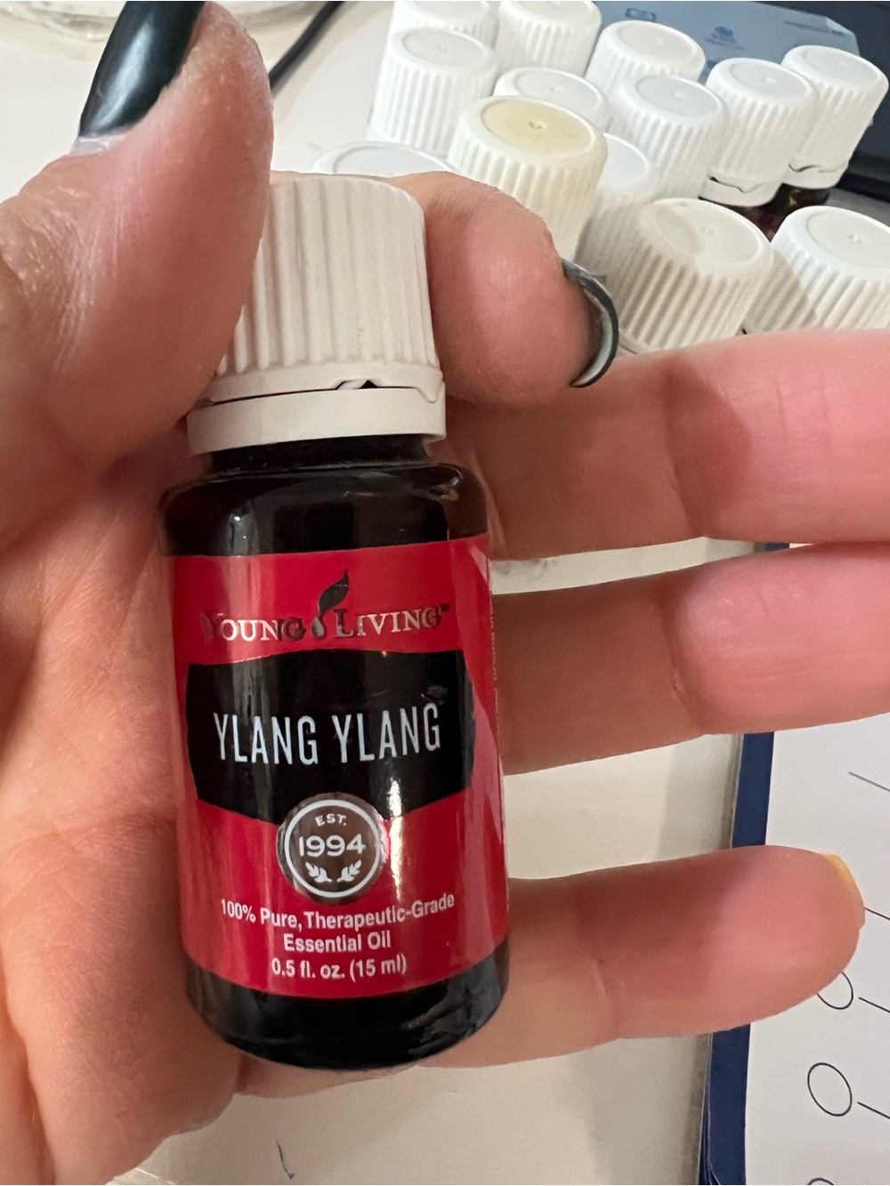 Young Living Ylang Ylang Essential Oil - Red Label, White Cap